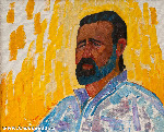 Портрет художника хм 50х61 1995